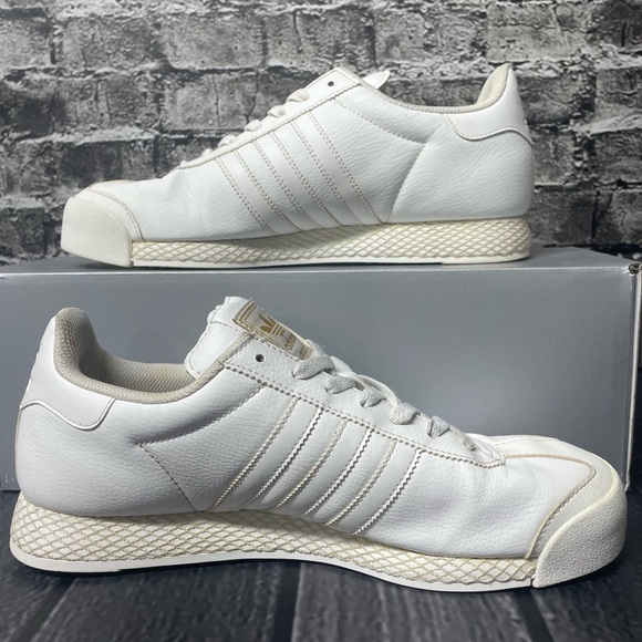 Adidas Samoa White US Mens Size 10.5 F37599 - Picture 3 of 13